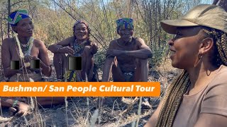 Bushmen cultural tour in Namibia 🇳🇦  Kalahari desert  Travel tour [upl. by Sido]