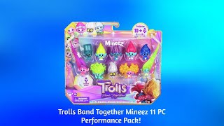 Trolls Band Together Mineez Performance Pack Unboxing [upl. by Rayshell]