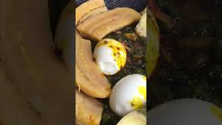 How to make Kontomire abomu with ampesi  Taro root stewDip  Palava Sauce [upl. by Mame]