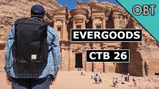 Evergoods Civic Travel Bag 26 Review 2 Weeks in Jordan with CTB26 [upl. by Edelman]