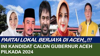 SURVEY TERBARU KANDIDAT KUAT CALON GUBERNUR ACEH PILKADA 2024 pilkada2024 aceh [upl. by Idaf845]