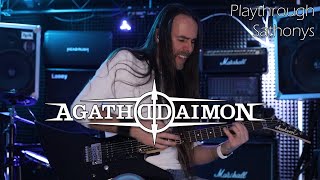 Agathodaimon  Ne Cheamă Pămîntul Guitar Playthrough by Sathonys [upl. by Ahsemad326]