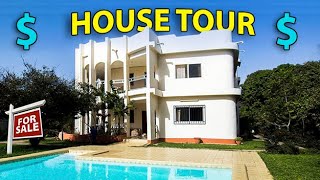 Multi Million Dalasi Mansion For Sale in The Gambia  Mansion Tour [upl. by Ellenod]