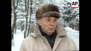 RUSSIA MIKHAIL GORBACHEVS RESPONSE TO BORIS YELTSINS ILLNESS [upl. by Eelyahs]