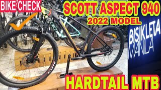 SCOTT ASPECT 9402022 MODEL HARDTAIL MTBBISIKLETA MANILA [upl. by Harwell101]