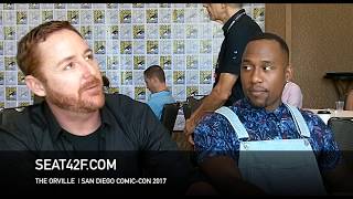 Scott Grimes J Lee THE ORVILLE Interview Comic Con HD [upl. by Nohtan826]