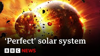 Perfect solar system found in search for alien life  BBC News [upl. by Macrae178]