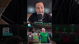 Discussão entre Marcelo e Mano Menezes futebol fluminense futebolbrasileiro manomenezes shorts [upl. by Chlores]