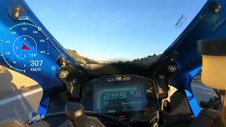 Suzuki GSXR 1000R L7 Top Speed 330 kmh [upl. by Cung]