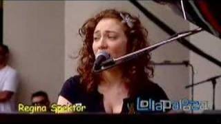 Regina Spektor  The Flowers Lollapalooza 2007 [upl. by Ahsenit554]