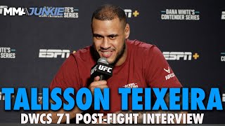 6foot7 Tallison Teixeira Plans to Make Noise in UFC Heavyweight Division  DWCS 72 [upl. by Amliv]