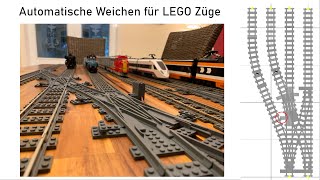 Automatische Weichen für die LEGOEisenbahn [upl. by Zacharias]