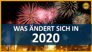 Was ändert sich 2020 5 wichtige gesetzliche Änderungen Teil 1 [upl. by Crim]