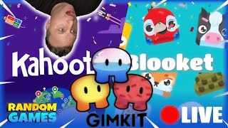 🔴 LIVE  BLOOKET KAHOOT and GIMKIT  LIVE TRIVIA AND FUN GAMES GET IN HERE Blooket kahoot [upl. by Annodahs269]