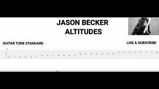 Jason Becker  Altitudes  Tab Guitar [upl. by Bensen415]