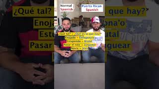 quotNormalquot Spanish vs Puerto Rican Spanish [upl. by Akinad]