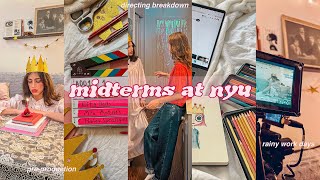 NYU VLOG studying grwm amp planning my short film [upl. by Lupee]