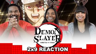 Demon Slayer 2x9 Infiltrating the Entertainment District GROUP REACTION [upl. by Nihsfa]