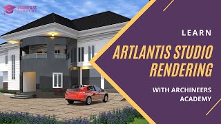 ARTLANTIS STUDIO RENDERING  FROM ARCHICAD TO ARTLANTIS  LEARN HOW TO PRODUCE TOP NOTCH RENDERING [upl. by Greggory]