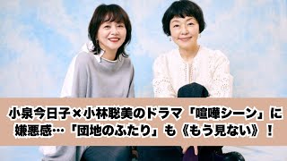 小泉今日子×小林聡美の「団地のふたり」も…《もう見ない》？「喧嘩シーン」に対する視聴者の嫌悪感 [upl. by Ahseyn178]