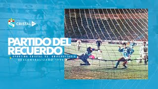 Partido del recuerdo Sporting Cristal 20 Universitario Descentralizado 1994 [upl. by Annoled391]