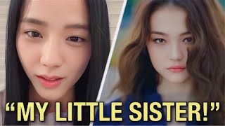 BLACKPINK Jisoo REACTS To MEOVV ELLA Official Debut [upl. by Cressida]