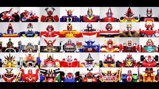 Super Sentai ALL DX MAIN Mechas Goranger Ninninger 19752015 スーパー戦隊 メカ ゴレンジャーニンニンジャー Robot ASMR [upl. by Baily]