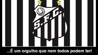 Hino do Santos Letra [upl. by Leese]