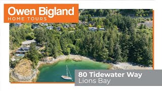 80 Tidewater Way Lions Bay BC  Owen Bigland [upl. by Nnaitsirhc]