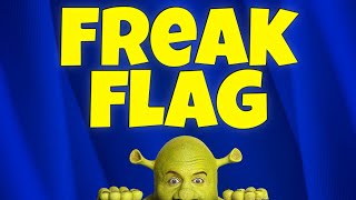 Freak Flag backing track karaoke instrumental Shrek The Musical [upl. by Fronniah]