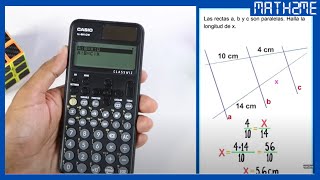 10 ejercicios de Proporcionalidad  función Ratio en Casio Fx 991cw [upl. by Warford]