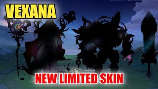 VEXANA UPCOMING NEW LIMITED SKIN  NEW SKIN UPDATE 2024  Mobile Legends [upl. by Samantha720]