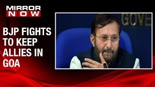 Prakash Javadekar speaks with Faye DSouza about Manohar Parrikars death amp Goa CM position [upl. by Burta]