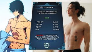 SOLO LEVELING WORKOUT DAY 1100 [upl. by Clellan458]