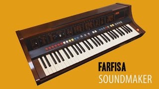 FARFISA SOUNDMAKER Analog Synthesizer 1979  HD DEMO [upl. by Susanne]