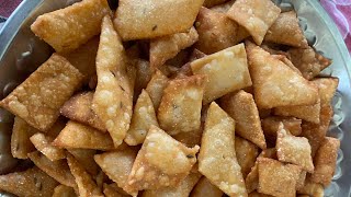 Easy snack recipe  maida chips  snacks recipes with maida flour [upl. by Suoiradal]