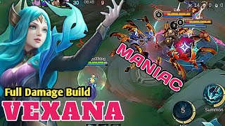 100 Brutal Vexana  24 Kills  MANIAC  Best Build and Emblem [upl. by Eceined]