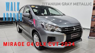 2024 Mitsubishi Mirage G4 GLX MT Titanium Gray Metallic [upl. by Ised840]