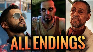 Far Cry 6  ALL ENDINGS  Anton Boss Fight Secret Escape and Vaas Returns [upl. by Kelcy]