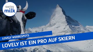 Kuh Lovely kann alle SkiDisziplinen  Werbespot  Swissmilk 2017 [upl. by Bunns]