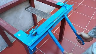 How to make sheet metal bending machine [upl. by Reginald97]