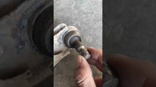 Lower suspension arm ball joint automobile mechanic youtubeshorts shortvideo [upl. by Gowrie]