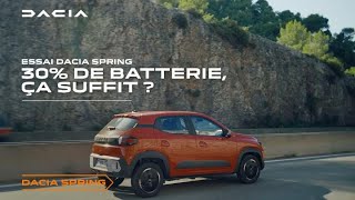 Dacia Spring chargée pour le quotidien [upl. by Wendall999]