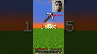 100 obsidian vs pickaxes in Minecraft minecraft minecraftmemes [upl. by Enywad]