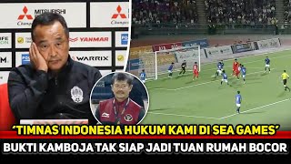 MENGAKU TERKEJUT Pelatih Kamboja didepak usai lawan Timnas U22Suporter Malaysia dukung Indonesia [upl. by Hubing515]