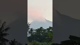 Gunung Merapi Siaga Semburan Asap Tebal Kubah Tengah [upl. by Cherianne]