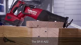 INTRODUCING Hilti SR 6A22 Reciprocating Saw [upl. by Takeshi]