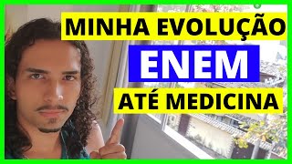 MINHA EVOLUÇÃO NO ENEM PARA PASSAR EM MEDICINA UFRJ [upl. by Kotta]