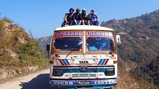 An Epic Himalayan Bus Journey Nepal [upl. by Eneloj689]