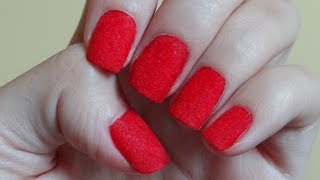 Cómo hacer uñas de terciopelo o velvet nails fácil [upl. by Pegg]